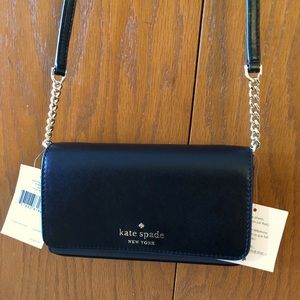 Black Kate Spade small crossbody purse (New)